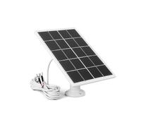Chargeur Solaire 20 W pour Sonnette Vidéo Ring, Support Réglable à 360, pour Sonnettes 4/3/3 /2, Blanc