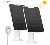Chargeur solaire ETFE amélioré pour une charge continue des caméras de sécurité Arlo Ultra/Ultra 2/Pro 3/Pro 4/Pro 5S/Pro 3 Floodlight 2 Sets