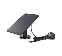 Chargeur solaire extérieur 4 W pour caméras de sécurité Blink | Long câble adaptateur solaire réglable chargeur solaire panneau de silicium monocristallin