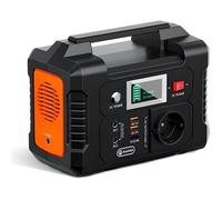 Chargeur Solaire 151Wh Flashfish E200 / 200W Batterie Haute Capacité pour Camping noir et orange G