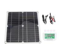 Chargeur Solaire pliable 40W 18V, en Silicium Monocristallin | Recharge hors Réseau, pour Bateaux et Camping, Compatible MP3 et Lampes LED, Noir