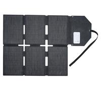 Chargeur solaire pliable 60 W, panneau solaire monocristallin de type N 16BB, rendement de 24 %, léger et portable avec sortie MC4, ports Type-C, USB-A et CC pour centrales électriques, camping et ran