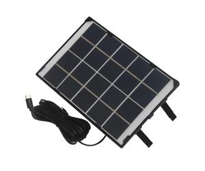 Chargeur solaire portable banque d'énergie solaire de 30 W 5 V type C | Chargeur rapide pour téléphones portables avec caméra lampe torche coupure de courant voiture tente randonnée camping sac à