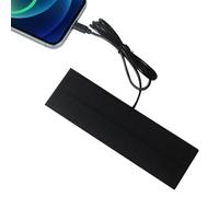Chargeur Solaire Portable,Batterie Externe Solaire Type-C - Panneau De Charge De Batterie pour Extérieur,pour Téléphones Lanterne Ventilateur Tente Randonnée Camping Voiture Pêche