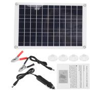 Chargeur solaire portable, double sortie USB, panneau solaire monocristallin en silicium 100 W 12/24 V, extension facile, compatible avec de