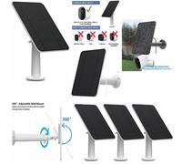 Chargeur solaire pour Arlo Ultra/Ultra 2/Pro 3/Pro 4/Pro 3 Floodlight/Go 2 4W