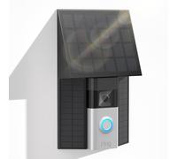 Chargeur solaire pour sonnette de batterie Ring - Compatible avec sonnette vidéo 3/3 Plus/4, batterie Doorbell Plus/Pro, port 2 broches - 1 paquet