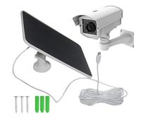 Chargeur solaire Ring Capteur intelligent 20 W Type-C | Panneau solaire pour caméra Ring pour entretien spot projecteur maison appartement balcon patio