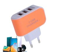 Chargeur USB, Multiprise USB, Bloc USB Bloc De Plusieurs Ports, Bouche De Chargeur USB Brillant 3, Ports Multiples Intelligents, Chargeur Portable Adaptateur Mural pour Ordinateur Por