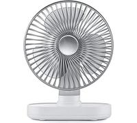 Chargeur USB portable - 30 dB - 4 pieds - Batterie 4000 mAh - Blanc - Sans fil - Ventilateur puissant