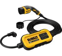 Chargeur Véhicule Électrique Portable DEWALT, 3.7kW, Type 2 + Prise Schuko, 7m Câble, 16A, 230V AC
