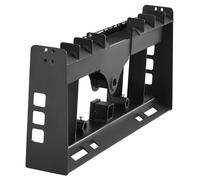 Chargeuse compacte SucceBuy avec une capacité de charge de 1814 kg, rehausses de châssis pour fourches à palettes de 1150 mm, équipée d'un attelage de remorque de 50,8 mm et de douilles de lance, comp