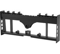Chargeuse compacte VEVOR, capacité nominale de 1814 kg, rehausse de cadre de fourche à palettes de 1150 mm avec attelage de remorque de 50,8 mm et manchons de lance, convient aux tracteurs chargeurs a