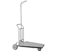 Chariot à bagages d'hôtel 3 roues - Chariot à bagages Chariot pour groom 272kg - Dimensions 1080x640x1800mm - Chariot à bagages professionnel