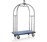 Chariot à bagages en Acier Inoxydable bleu L 1120 mm l 610 mm H 1860 mm 1 Was Germany 2 G