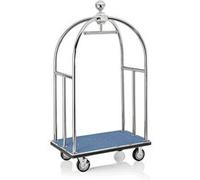 Chariot à bagages en Acier Inoxydable bleu L 1120 mm l 610 mm H 1860 mm 4 Was Germany 2 G