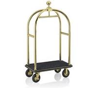 Chariot à bagages en Acier Inoxydable noir L 1130 mm l 620 mm H 1910 mm 1 Was Germany 6 G