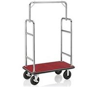 Chariot à bagages en Acier Inoxydable rouge L 1130 mm l 620 mm H 1830 mm 2 Was Germany 9 G