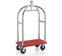 Chariot à bagages en Acier Inoxydable rouge L 1130 mm l 620 mm H 1910 mm 4 Was Germany 9 G