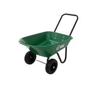ECD Germany Chariot à Brouette 78L avec Fonction de Basculement avec Cadre en Acier, 2X Pneus PU et Bac en PP, Charge de 100 kg Équipement Polyvalent Extérieur Chantier Jardin Cour Manutention