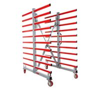 Chariot de sechage mobile double