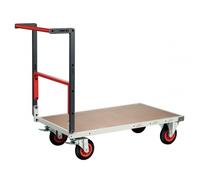 Chariot à dossier rabattable FLATPACK™ - plateau 1000x600 mm - 400kg - livré monté FIMM