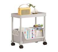 Chariot à Dossiers Roulant Organisateur de Soins de la Peau au Sol avec | Support Roulant De Rangement Pour Bureau pour Intérieur Maison Bureau École Cuisine Livres Cosmétiques Salle d'É