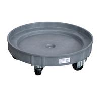 Chariot à fûts avec plateau en plastique fermé 220L 410 kg MW Tools VTD412