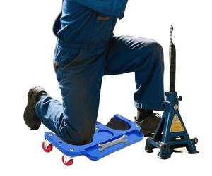 Chariot à genouillère, capacité de charge maximale 100 kg, dimensions 50,5*25,5*10 cm, longueur du porte-outils 36,5 cm, largeur de la surface d'appui 19 cm, nombre de roues 5