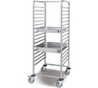 Chariot à Glissières avec 17 Niveaux pour Bacs GN 2/1 - Pujadas - Inox G