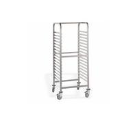Chariot à Glissières Démontable 17 Niveaux pour Bacs GN 2/1 - Pujadas - Inox G