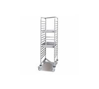 Chariot à Glissières Emboîtable 17 Niveaux pour Bacs GN 1/1 - Pujadas - Inox G