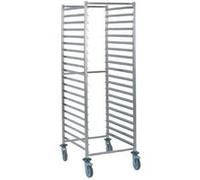 Chariot à glissières GN 2/1 20 niveaux Tournus - Inox Gris G