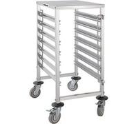 Vogue Chariot à glissières GN 1/1 7 niveaux inox avec plan de travail 900x380x557 mm GG498