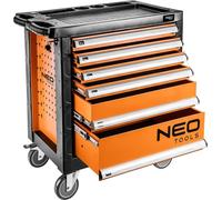 Chariot à outils Neo 6 tiroirs, serrure centrale de luxe