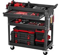 Chariot à outils VEVOR 830x350x826 mm, capacité de charge 160 kg, chariot d'atelier avec tiroir, organisateur de rangement pour outils de mécanicien