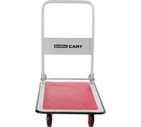 Chariot à plate-forme Magnacart - Max. 250KG - Chariot de transport pliable - 91 x 61 x 87 CM - Argenté