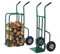 Chariot à roulettes avec pneus pneumatiques, cadre en acier, capacité de 250 kg, 3 positions, couleur verte