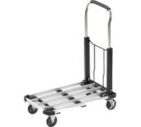 Chariot à roulettes en aluminium 150 kg, base réglable, pliable Meister