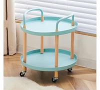 Chariot à roulettes multifonction à 3 niveaux - Étagère de rangement polyvalente pour cuisine, salle de bain ou bureau à domicile - Table d'appoint durable et étagère pour la maison ou le travail