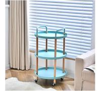 Chariot à roulettes multifonction à 3 niveaux - Étagère de rangement polyvalente pour cuisine, salle de bain ou bureau à domicile - Table d'appoint durable et étagère pour la maison ou le travail