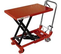 Chariot a table elevatrice a ciseaux