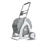 Chariot à tuyaux Vartco LL01-018 en acier avec poignée extensible - gris