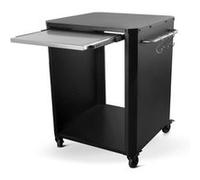 Table extensible pour four à pizza d'extérieur noir