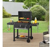 Chariot barbecue « Arnad » 105 x 135 x 47,5 cm, noir