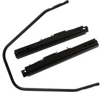 Chariot d'assise, double mécanisme de verrouillage, largeur réglable 27-34,5 cm, hauteur 6 cm, longueur 40 cm, compatible avec les sièges baquets