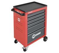 Chariot d'atelier Carolus MECHANIC, 6 tiroirs, rouge/anthracite, 2046.10