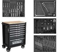 Chariot d'atelier mobile FEISTOS Mento 2 équipé de 158 outils