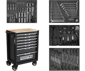 Chariot d'atelier mobile FEISTOS Mento 2 équipé de 158 outils