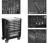 Chariot d'atelier mobile FEISTOS Mento 3 équipé de 158 outils